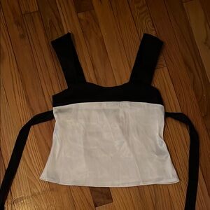 Black and White Women's Top